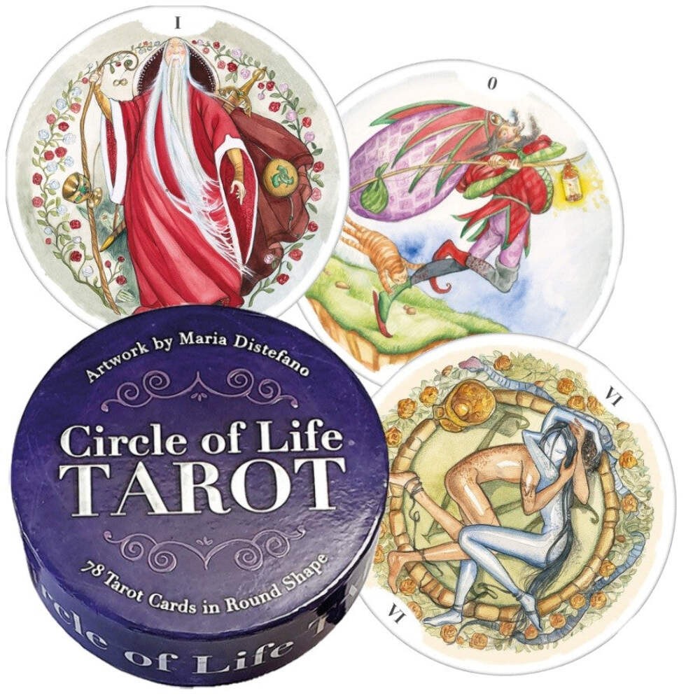 Circle Of Life Tarot Deck Cards Esoteric Maria Distefano Lo Scarabeo NEW