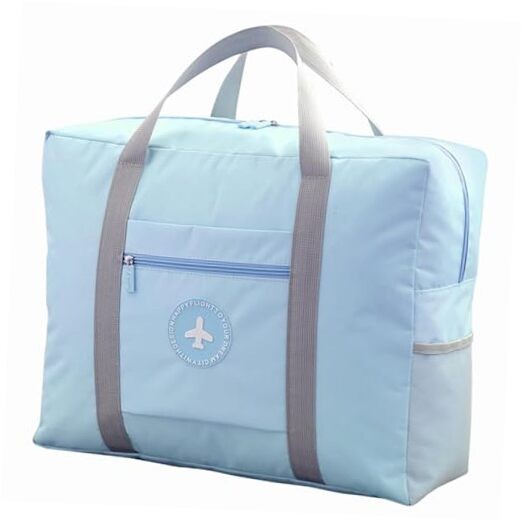  Travel Duffel Bag Foldable Duffle Bag Spirit Airlines Personal Item Sky Blue