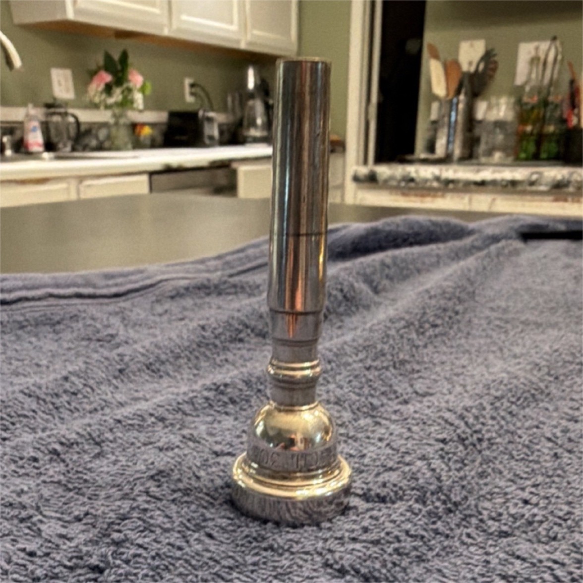 Bach 3C Trumpet Mouthpiece – Silver Plated – One of the Most Popular Models