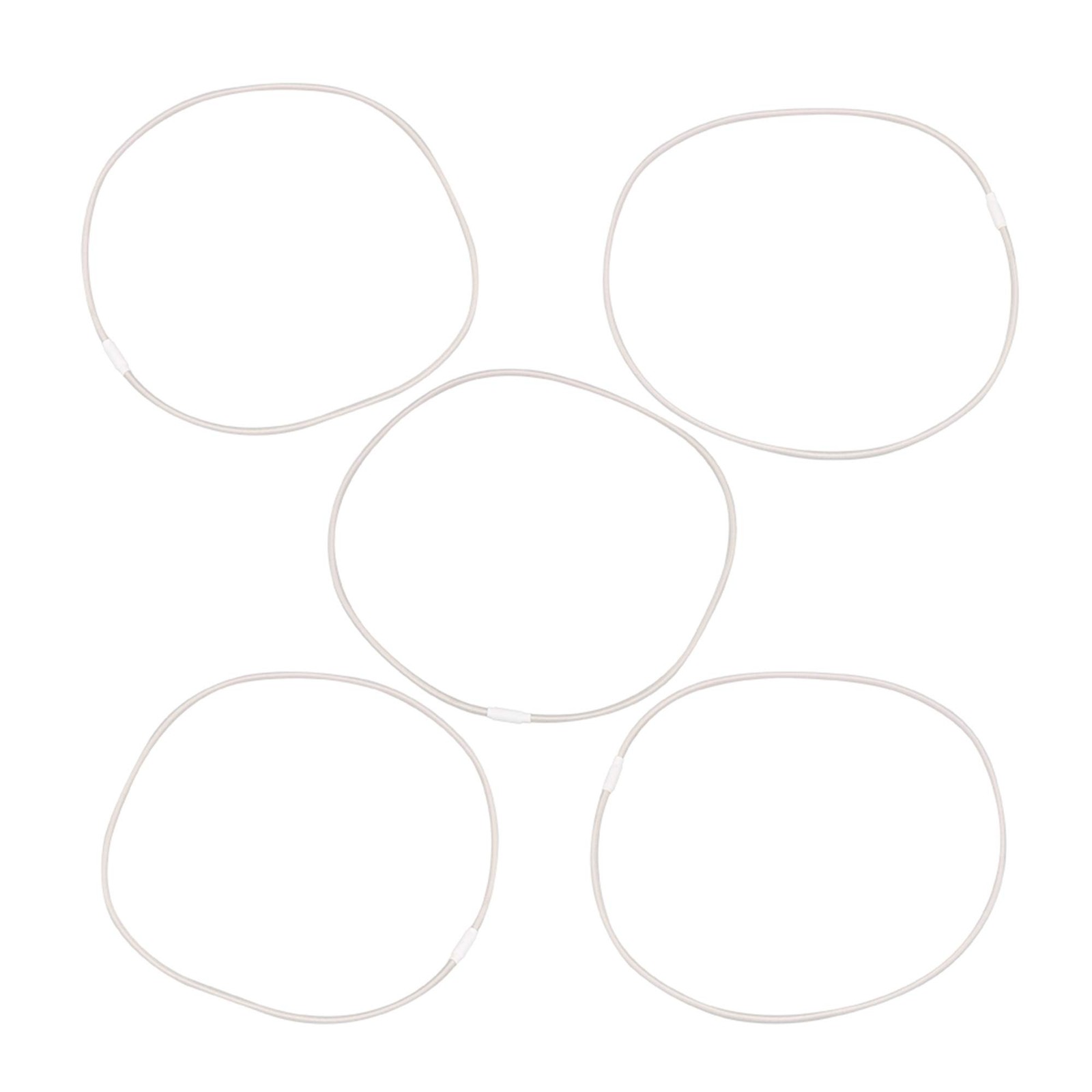 BQLZR 5pcs Elastic Bands Replacement for U87 Microphone Mount Holder Gray 