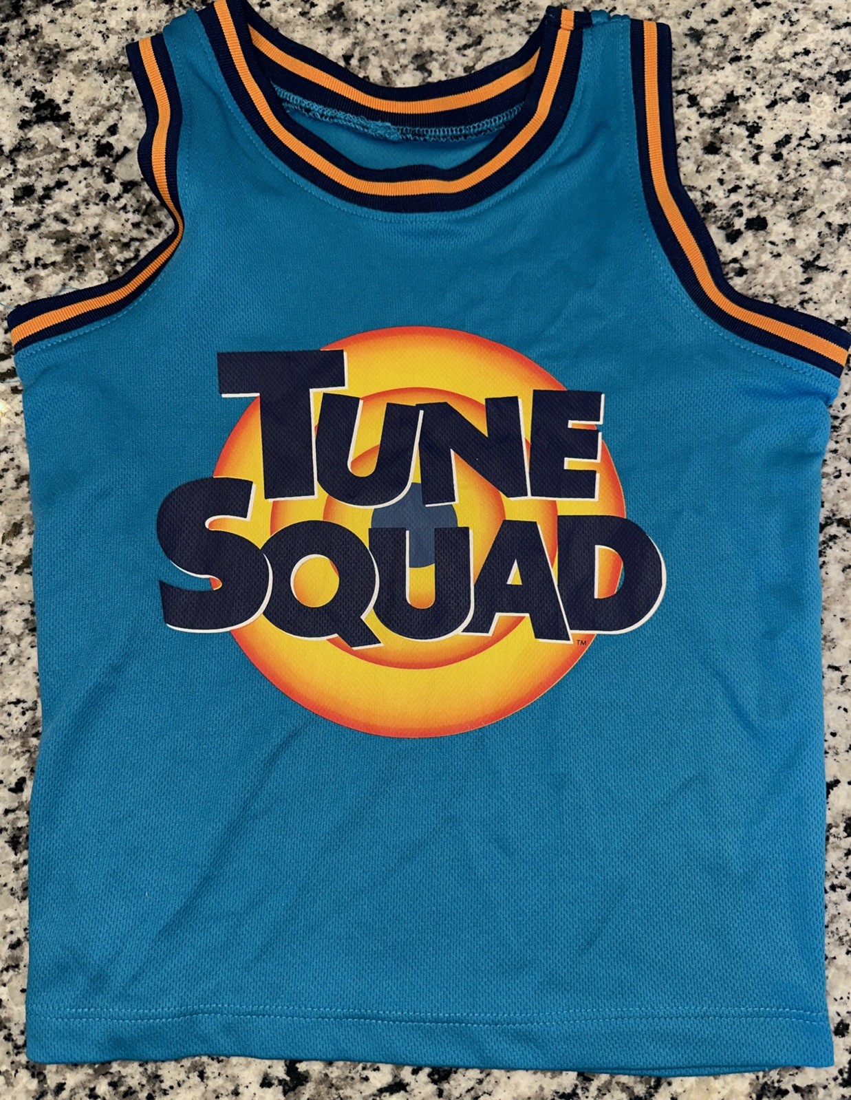 Space Jam A New Legacy Tune Squad Jersey Youth XS Teal Basketball Tank LeBron