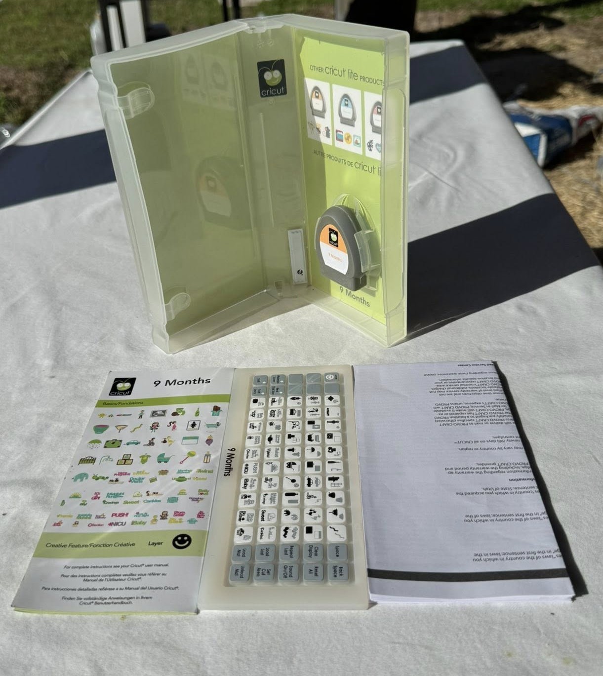 Cricut Lite Cartridge 9 Months Pregnancy Baby Scrapbooking Complete