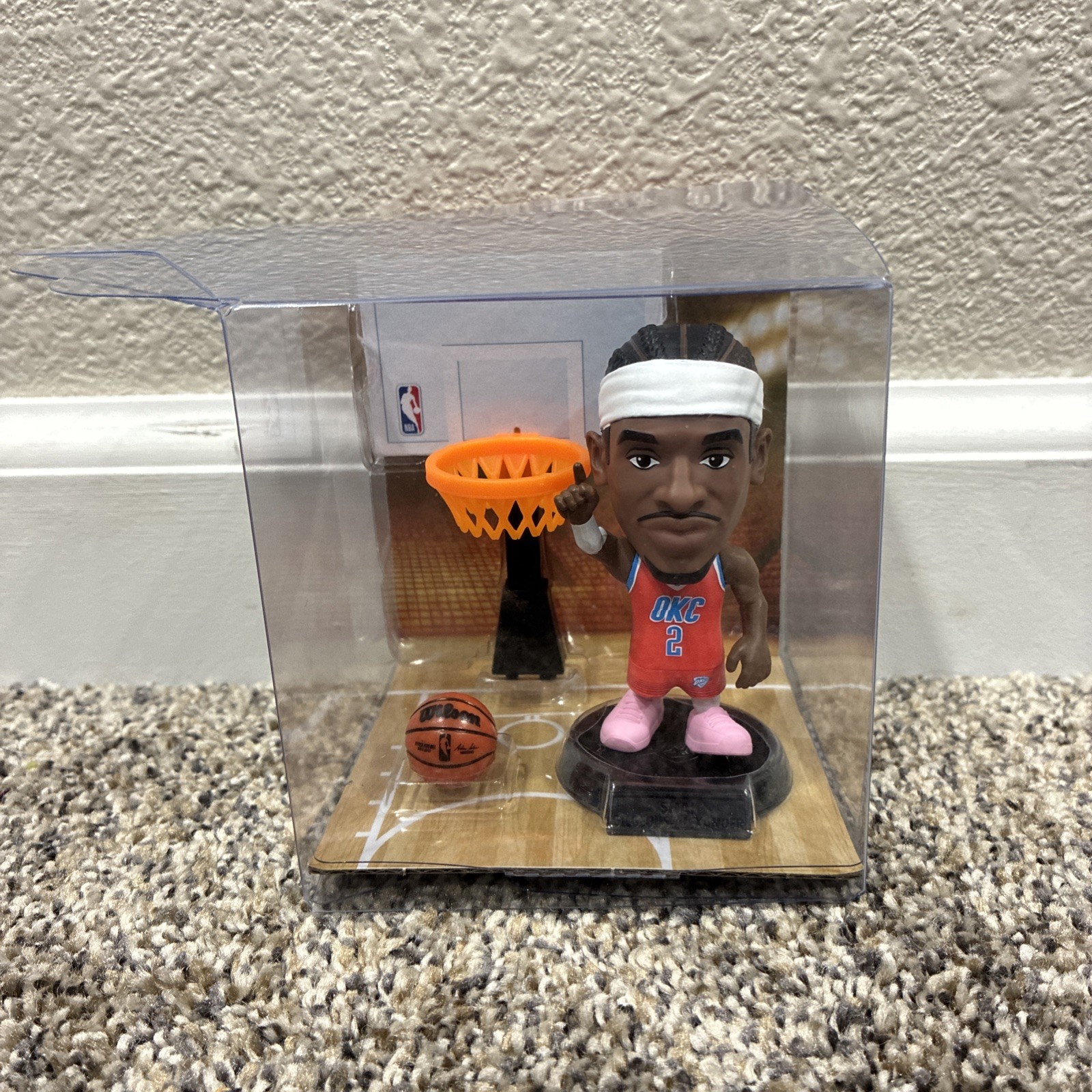 ZURU NBA BALLERS SERIES 2 STORE DISPLAY FIGURE SHAI GILGEOUS ALEXANDER OKC NEW