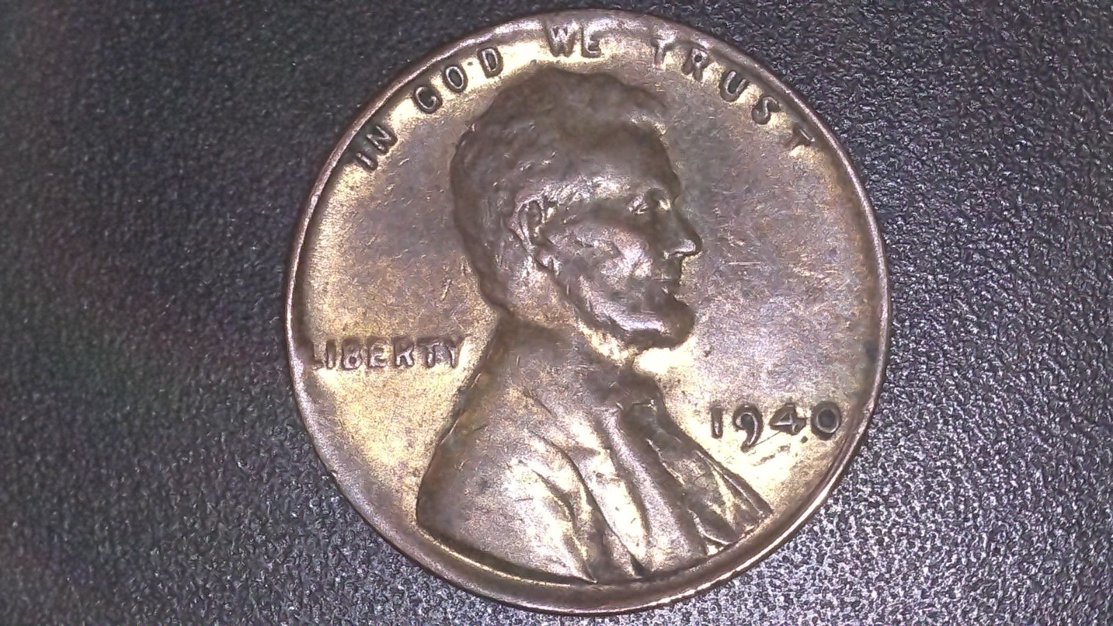 1940 Penny Mint Error DDO and greaser red brown
