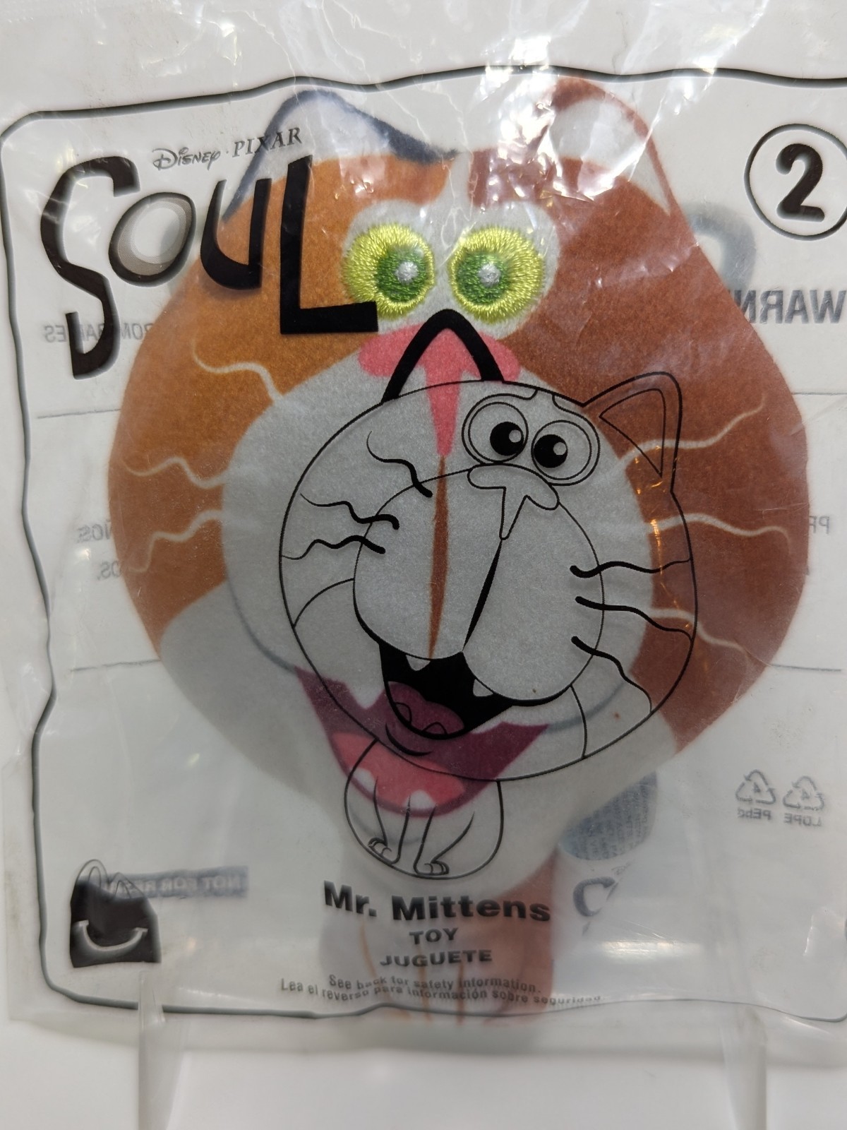 McDonald’s Happy Meal 2020 Disney Pixar Soul Mr. Mittens #2 - New in bag