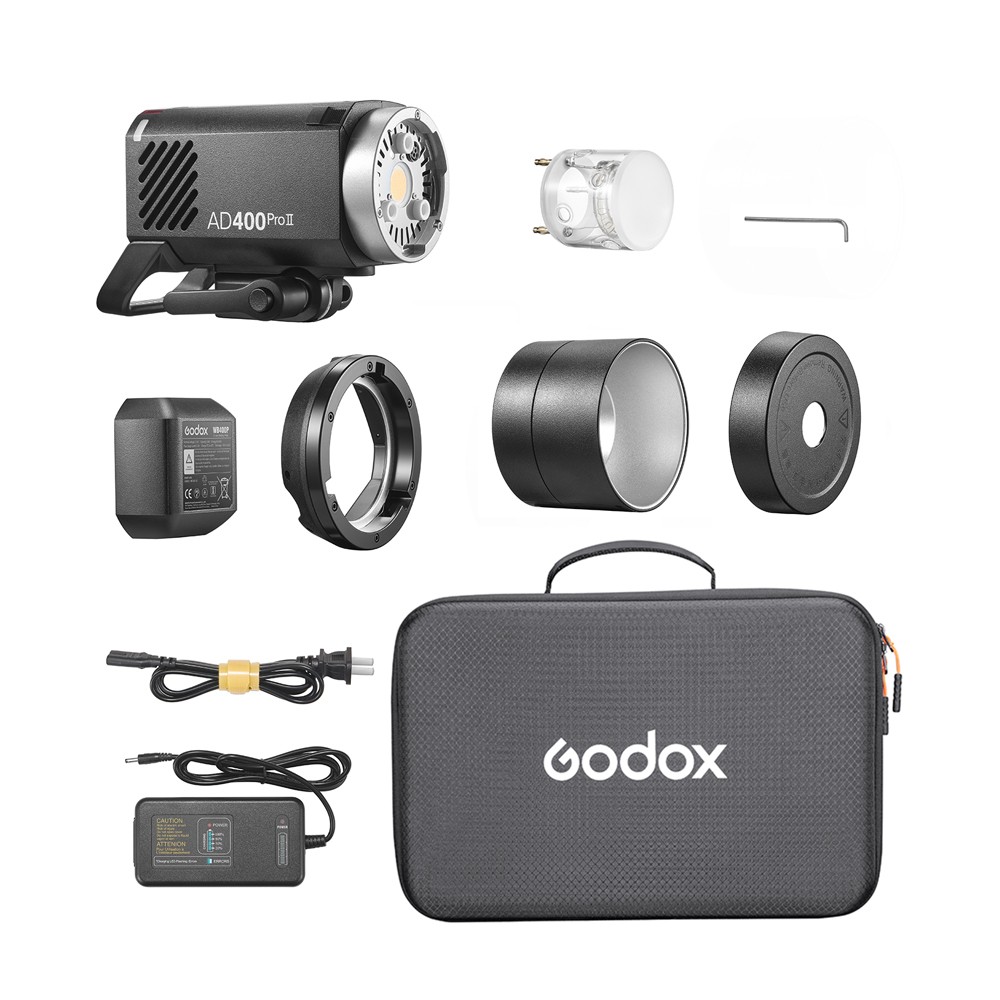 Godox AD400Pro II 400Ws TTL HSS Portable Outdoor Flash Strobe with Battery