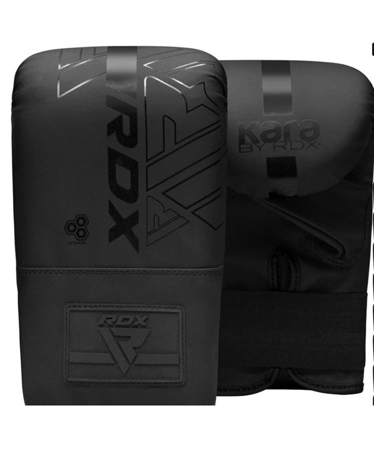 RDX Bag Gloves Boxing Punching Mitts Maya Hide Leather MuayThai Kickboxing Adult