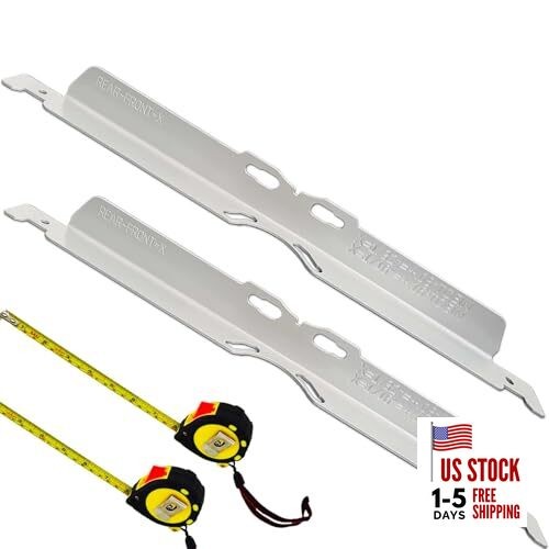  Upgraded Toe Plates Wheel Alignment Tool, Tool Plate With 2 Measuring Tapes