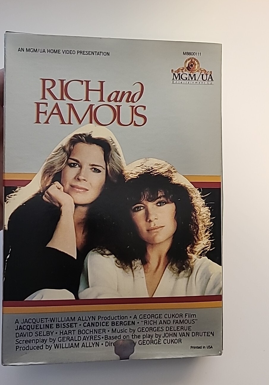 MGM Rich And Famous 1981 Betamax BETA tape Jacqueline Bisset, Candice Bergen
