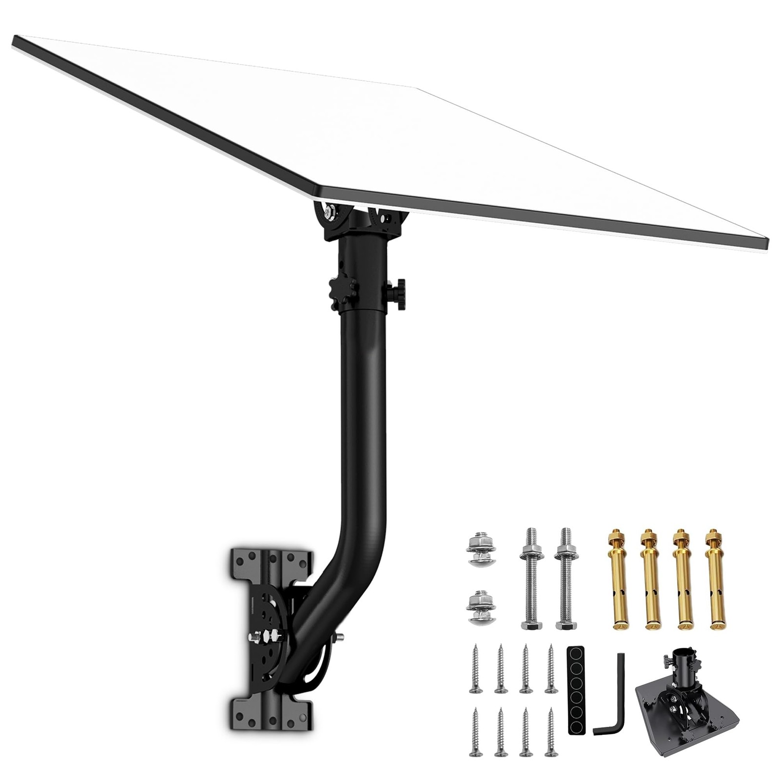 Starlink Gen 3 Wall Mount, Include Aluminum Alloy Gen 3 Pipe Adapter, Adjusta...