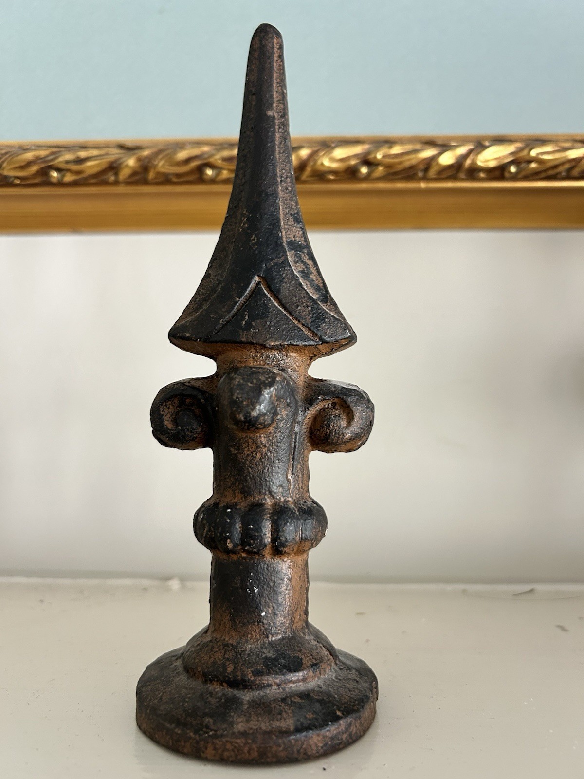 Vintage Cast Iron Finial Fence Post Decorative