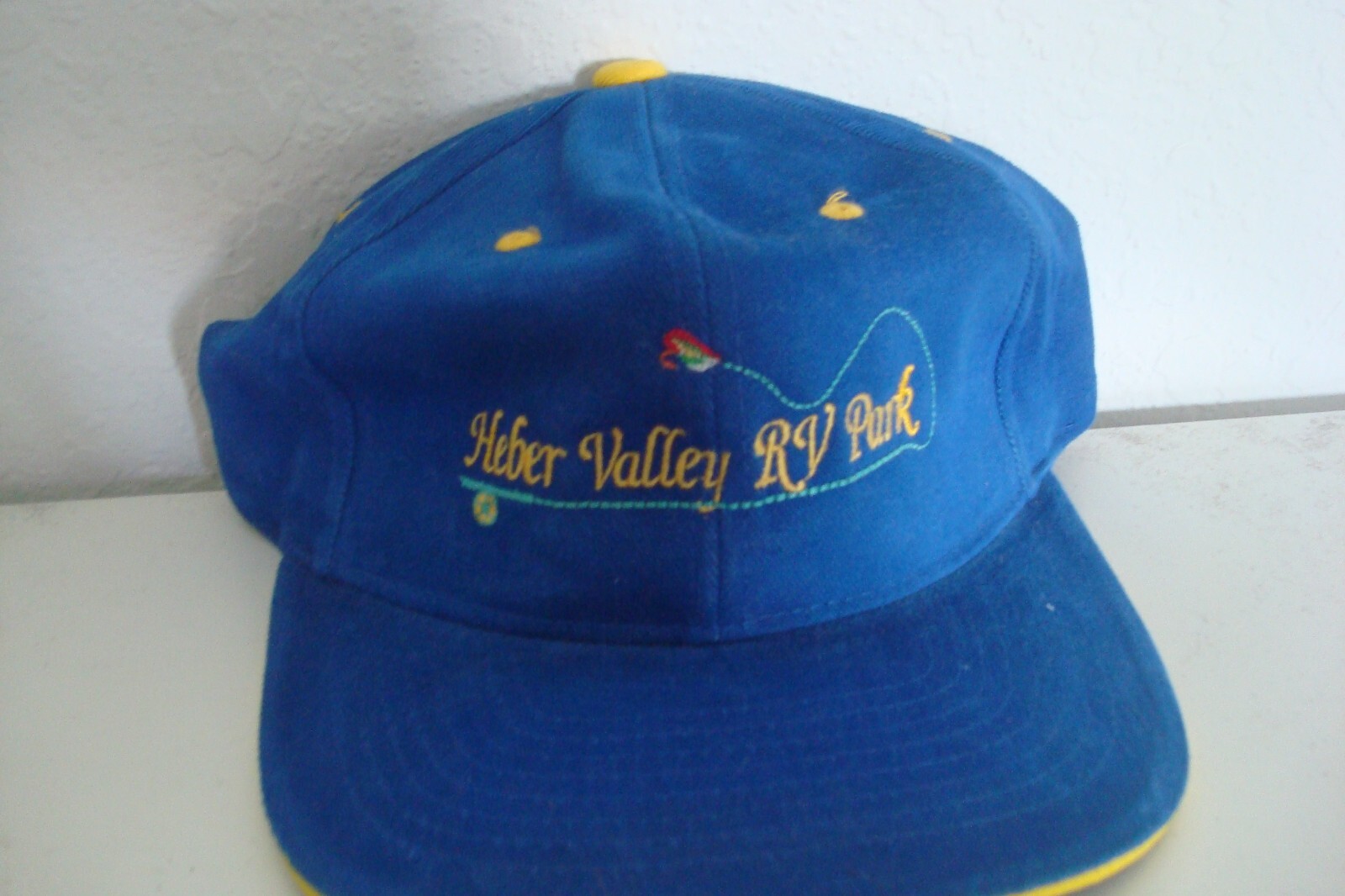 HEBER VALLEY RV PARK  BEACH STRAPBACK DEADSTOCK HAT CAP VINTAGE C3