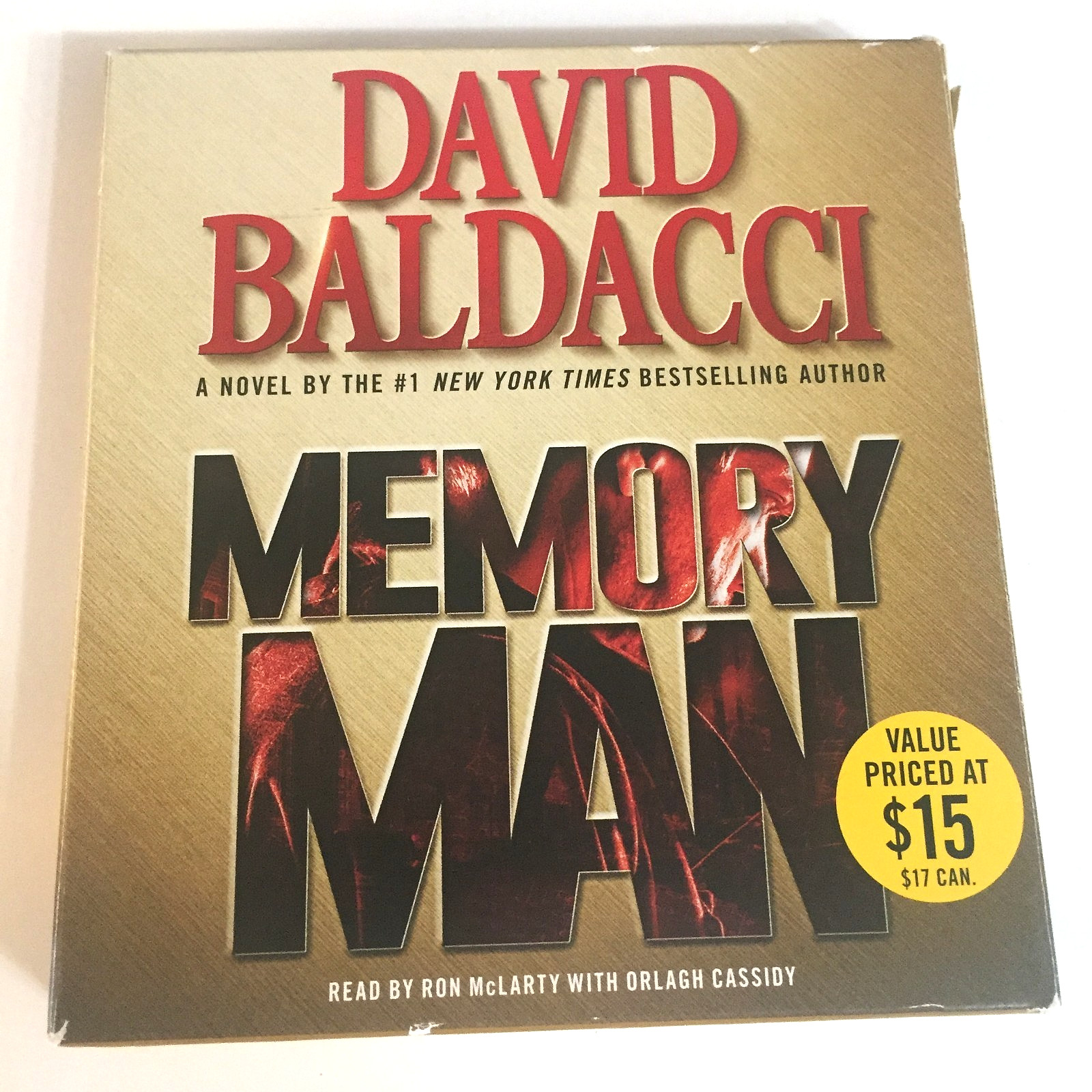 David Baldacci:  Memory Man Audio CD Ships Same Day With Tracking