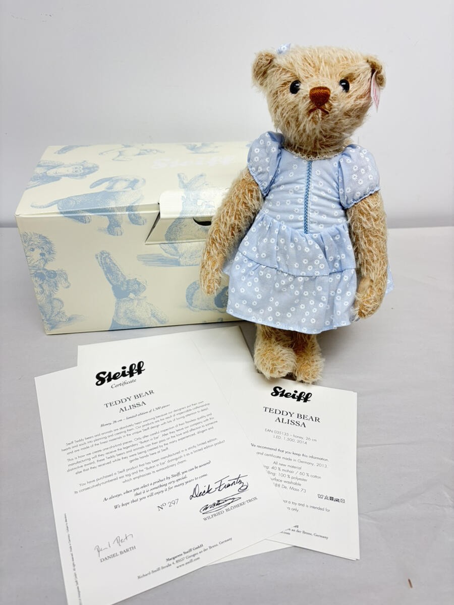 STEIFF ALISSA TEDDY BEAR 035135