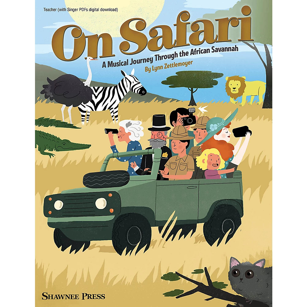 On Safari (A Musical Journey) TEACHER BOOK WITH SGR CODE by Lynn Zettlemoyer