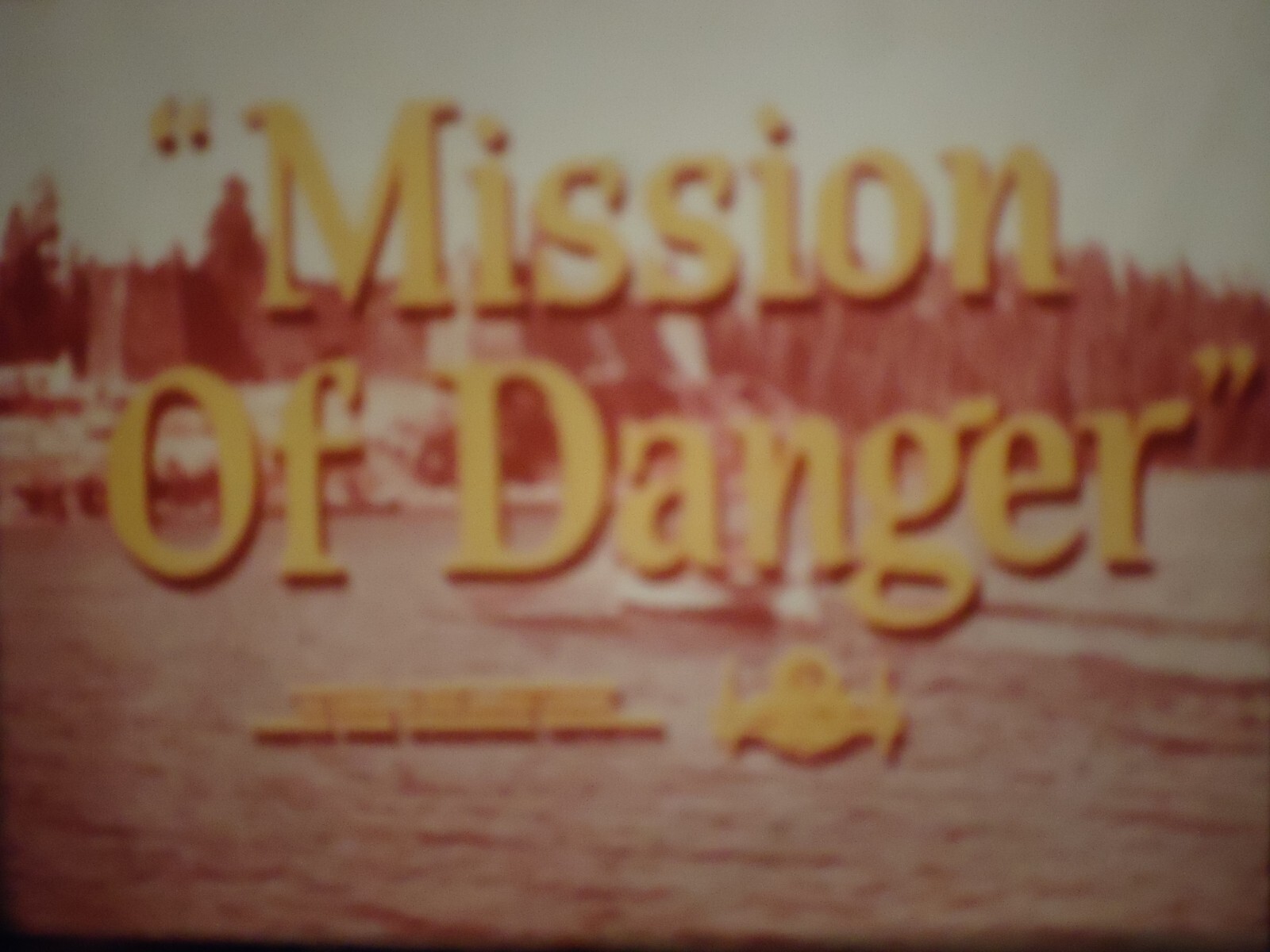 16mm Mission of Danger Buddy Ebsen,Patrick Macnee Bing Russell Alan Hale Jr