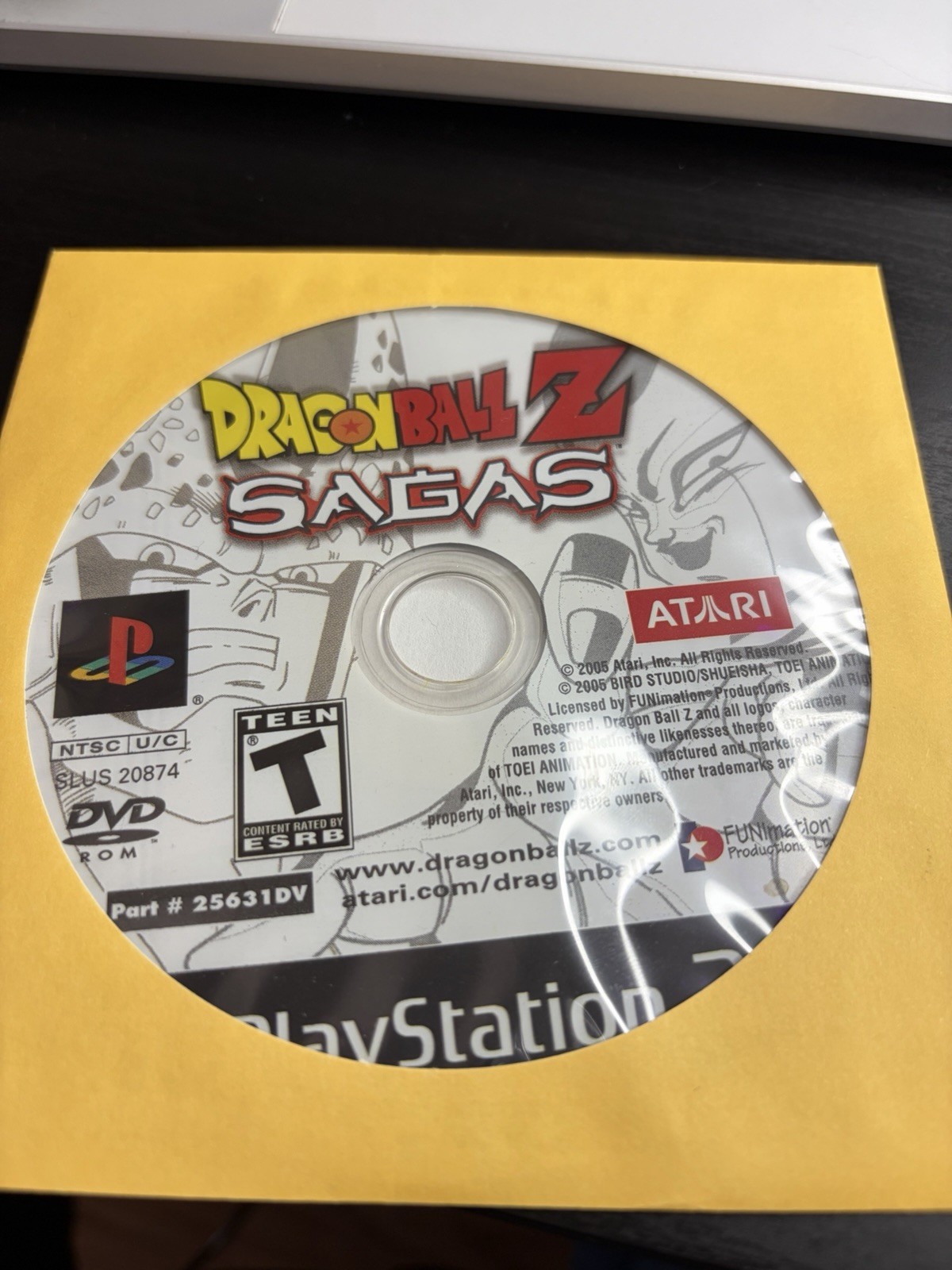 Dragon Ball Z: Sagas PlayStation 2 Disc Only, Tested Working 