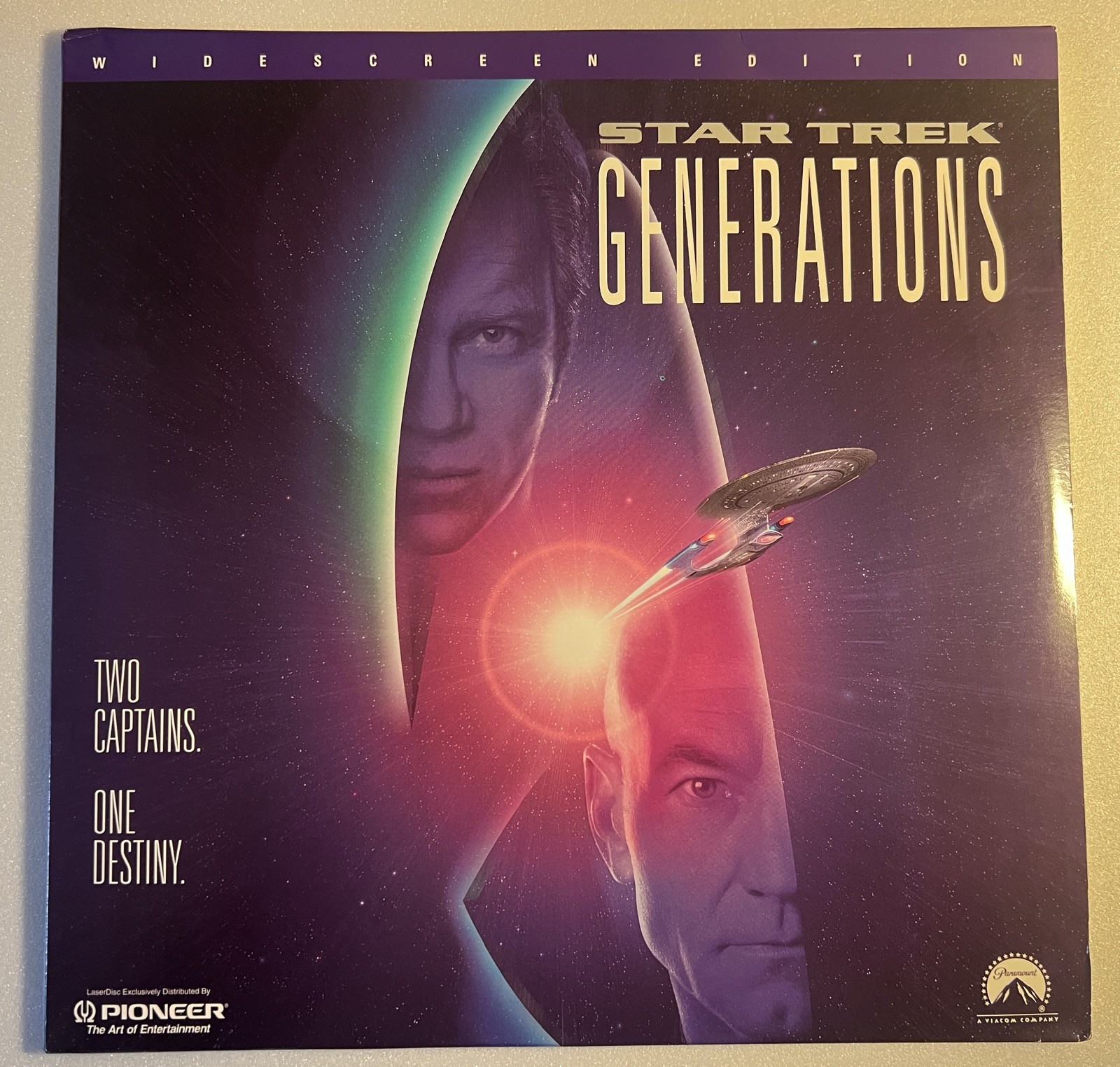 STAR TREK - GENERATIONS - Double 12” USA NTSC Laserdisc THX [NEAR MINT]