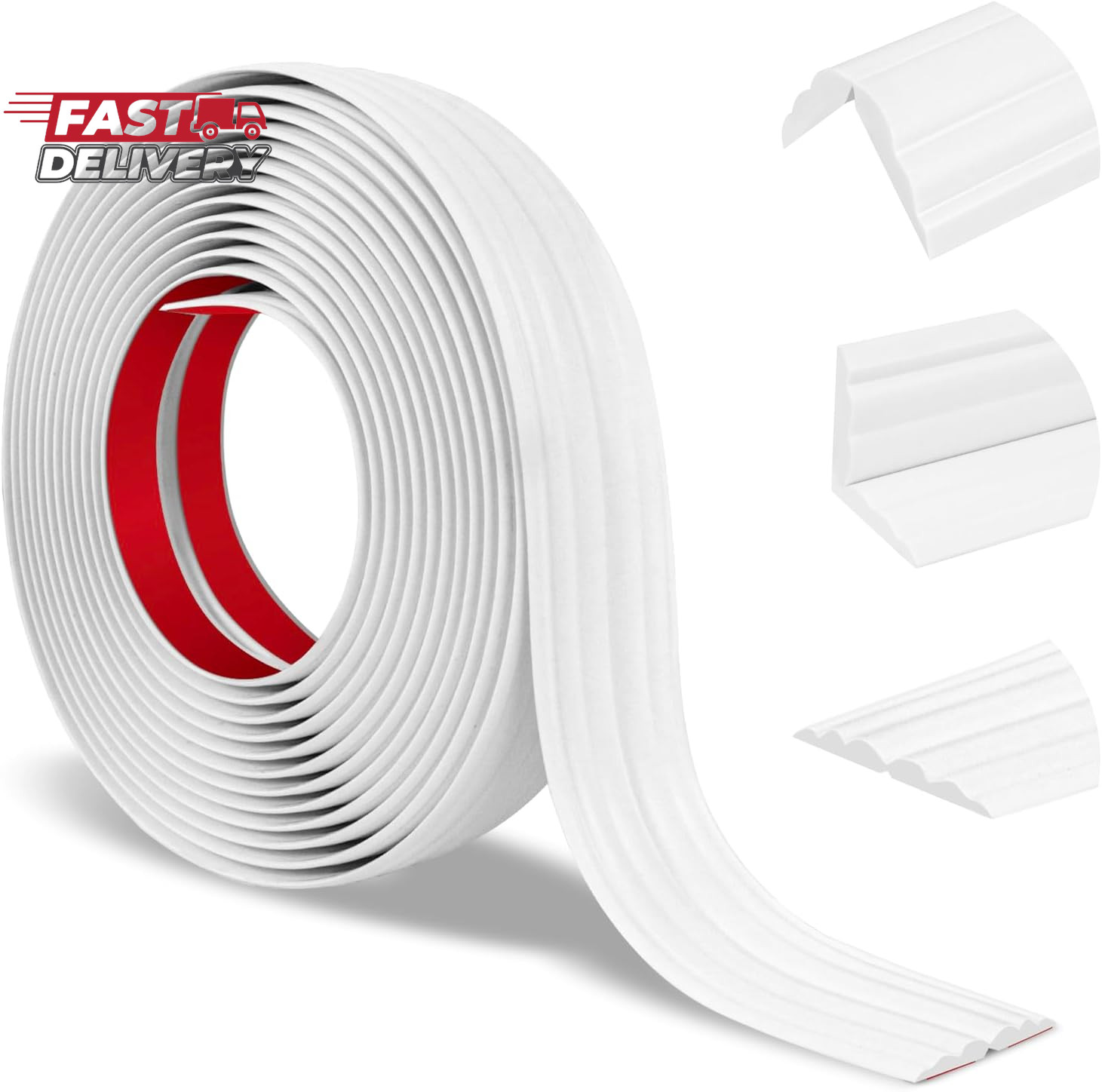 Wall Corner Protector Peel and Stick Corner Trim Molding Flexible inside & outsi