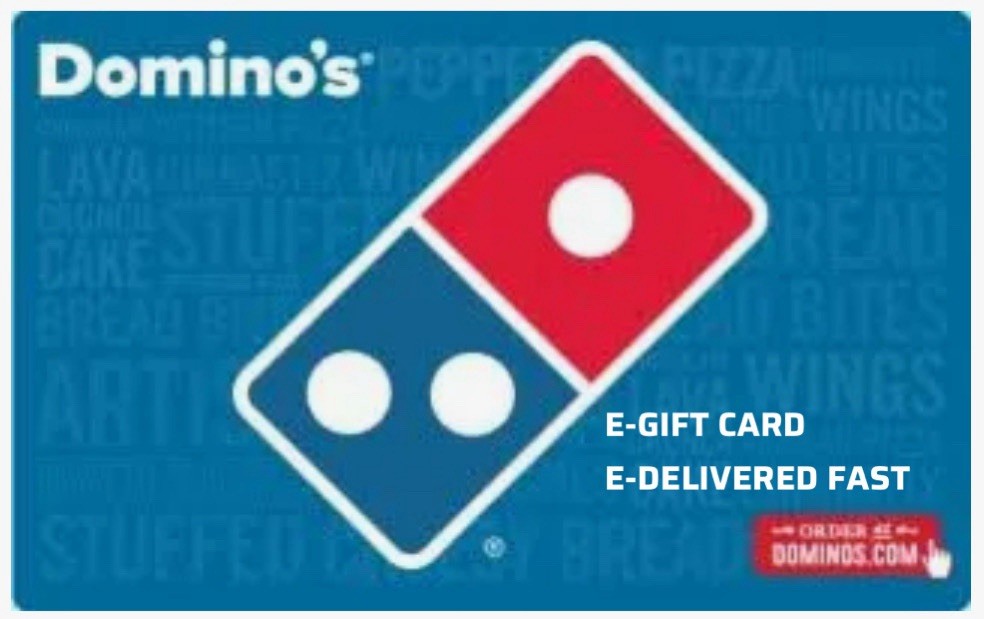$100 Domino's E-GIFT CARD - Same day Dm Delivery🔥 -No Expiration - Pizza awaits