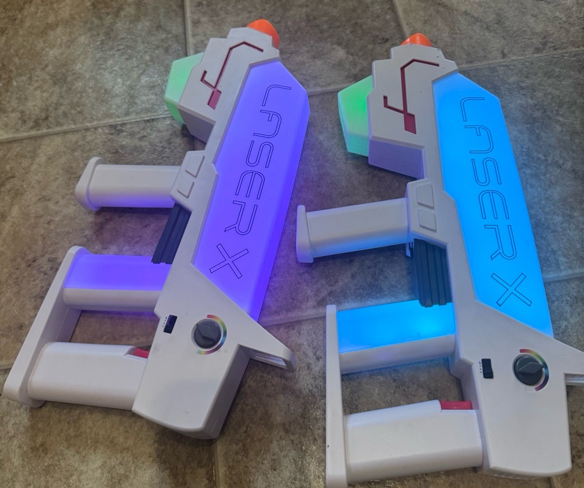 Laser X Revolution Two Player Long Range Laser Tag Gaming Blaster Set 2 Guns 