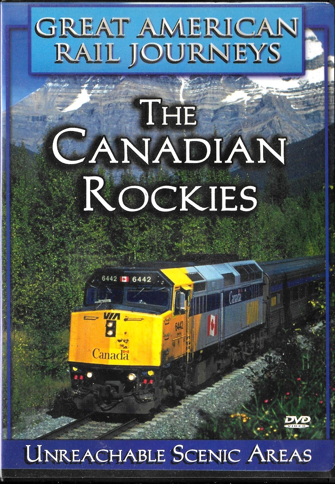 GREAT AMERICAN RAIL JOURNEYS......"THE CANADIAN ROCKIES"...... DVD