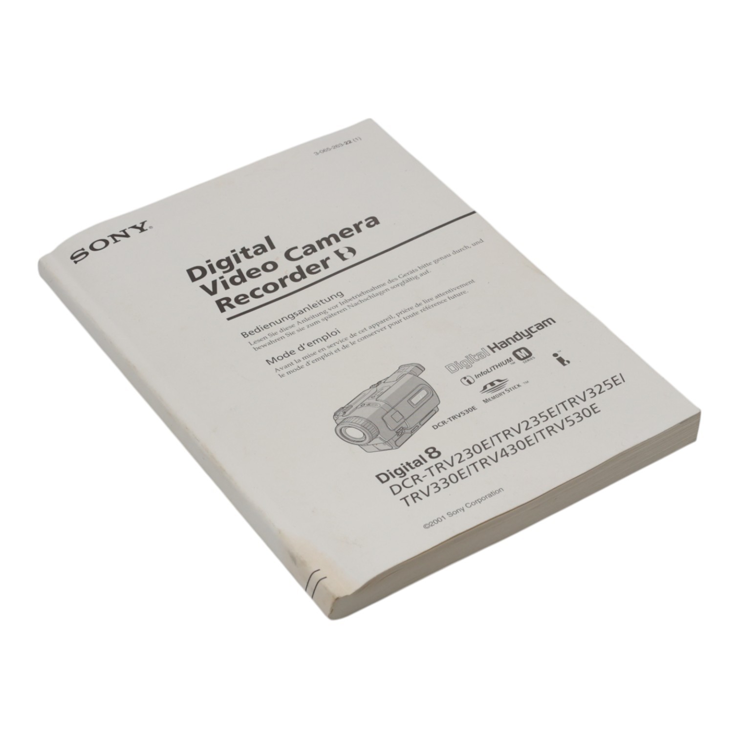 Sony DCR-TRV230E TRV235E TRV325E TRV330E TRV430E TRV530E Manual