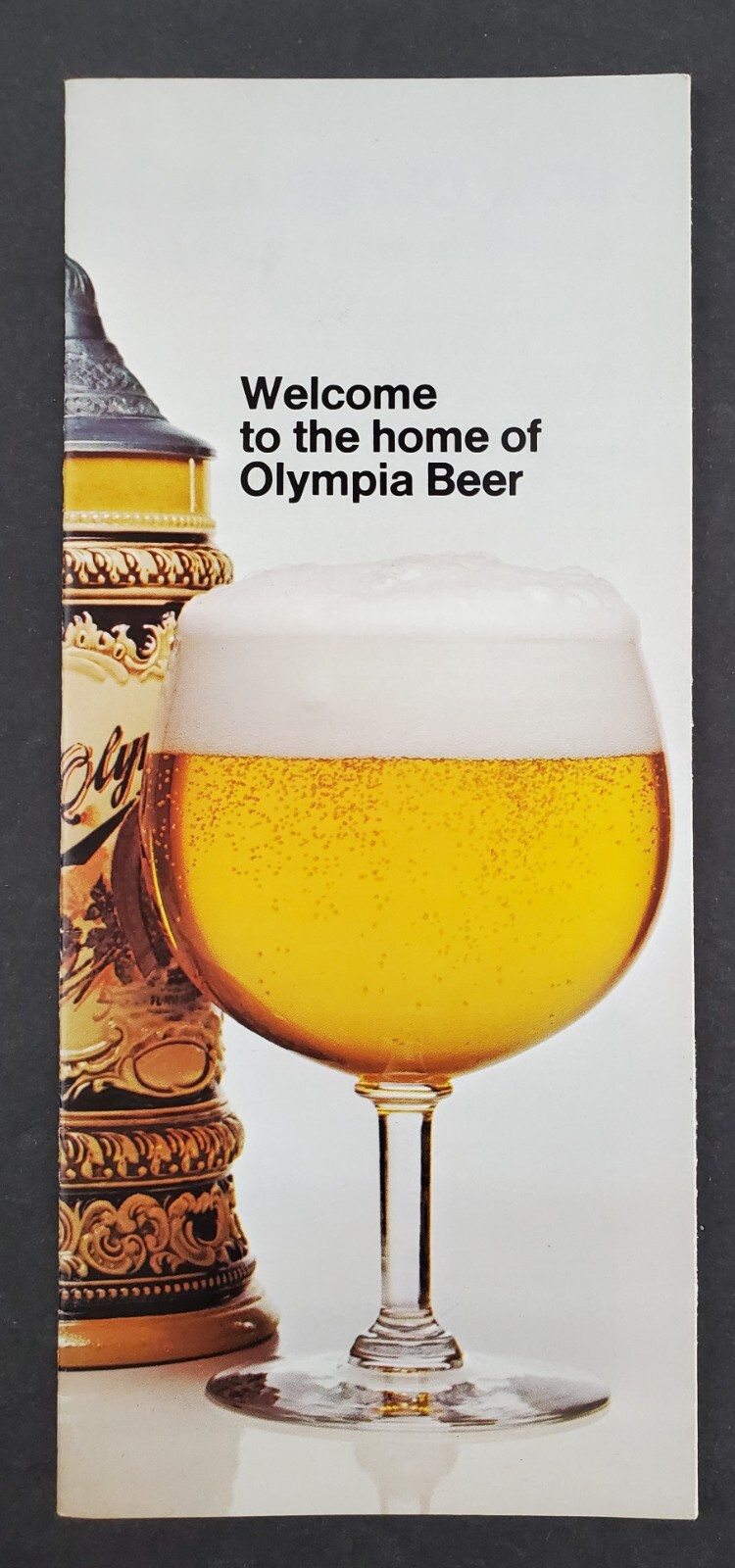 1960s Tunwater Washington Olympia Beer Brewing Company Tour WA Vintage Brochure