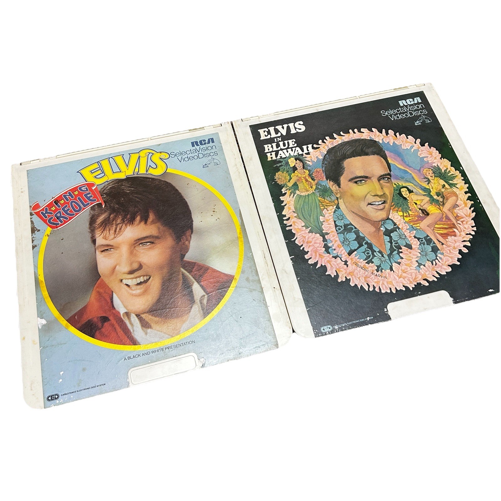 CED Video Disc Lot Elvis Presley Blue Hawaii King Creole Selectavision