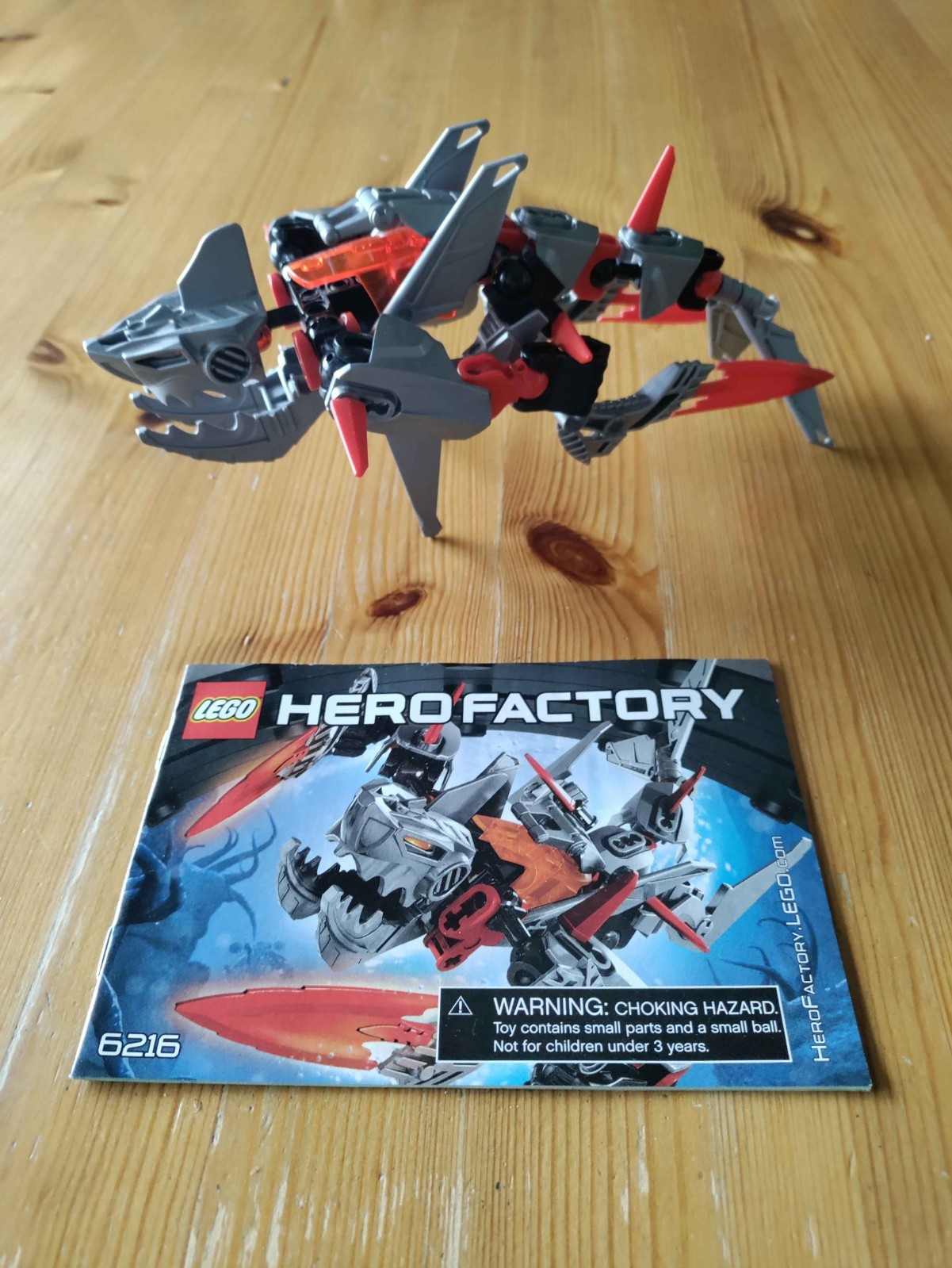 LEGO HERO Factory - Jawblade (Set 6216), from 2011. Good Condition