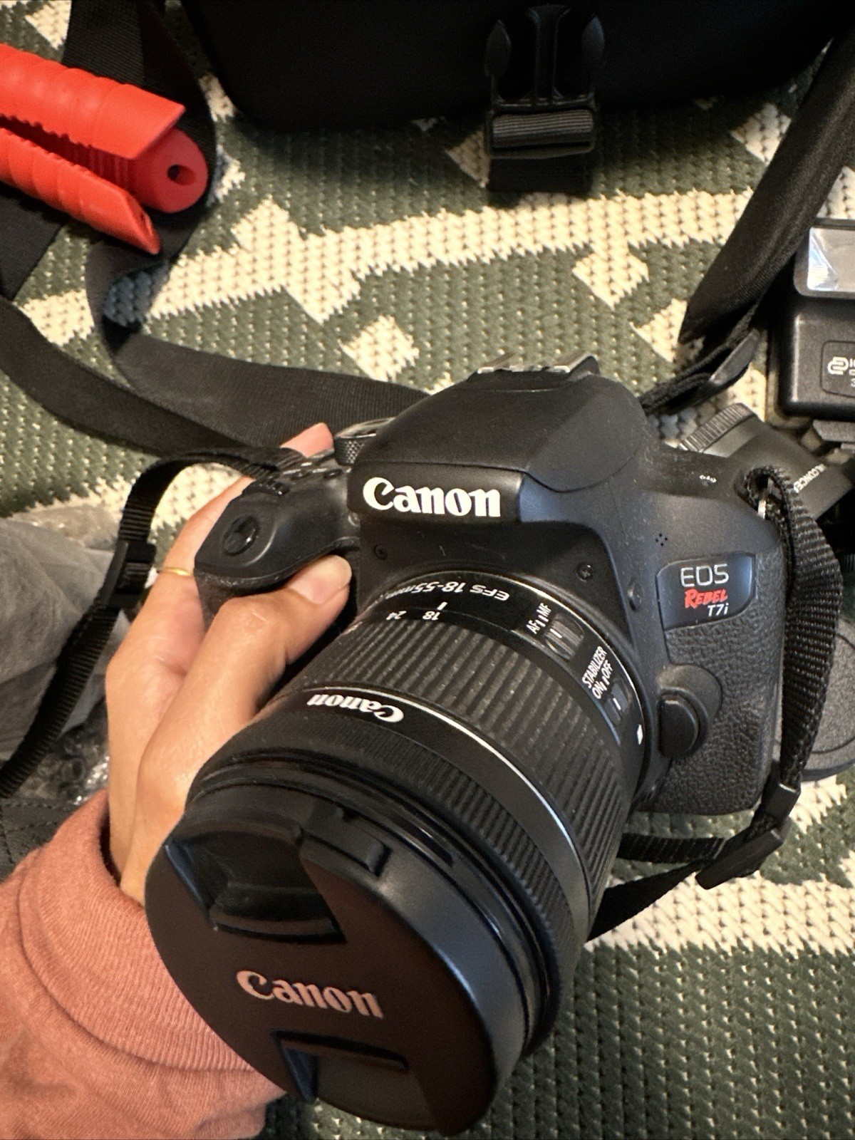 Canon EOS Rebel T7i Digital Camera Kit with Lenses, Flash, Tripod & Accessories