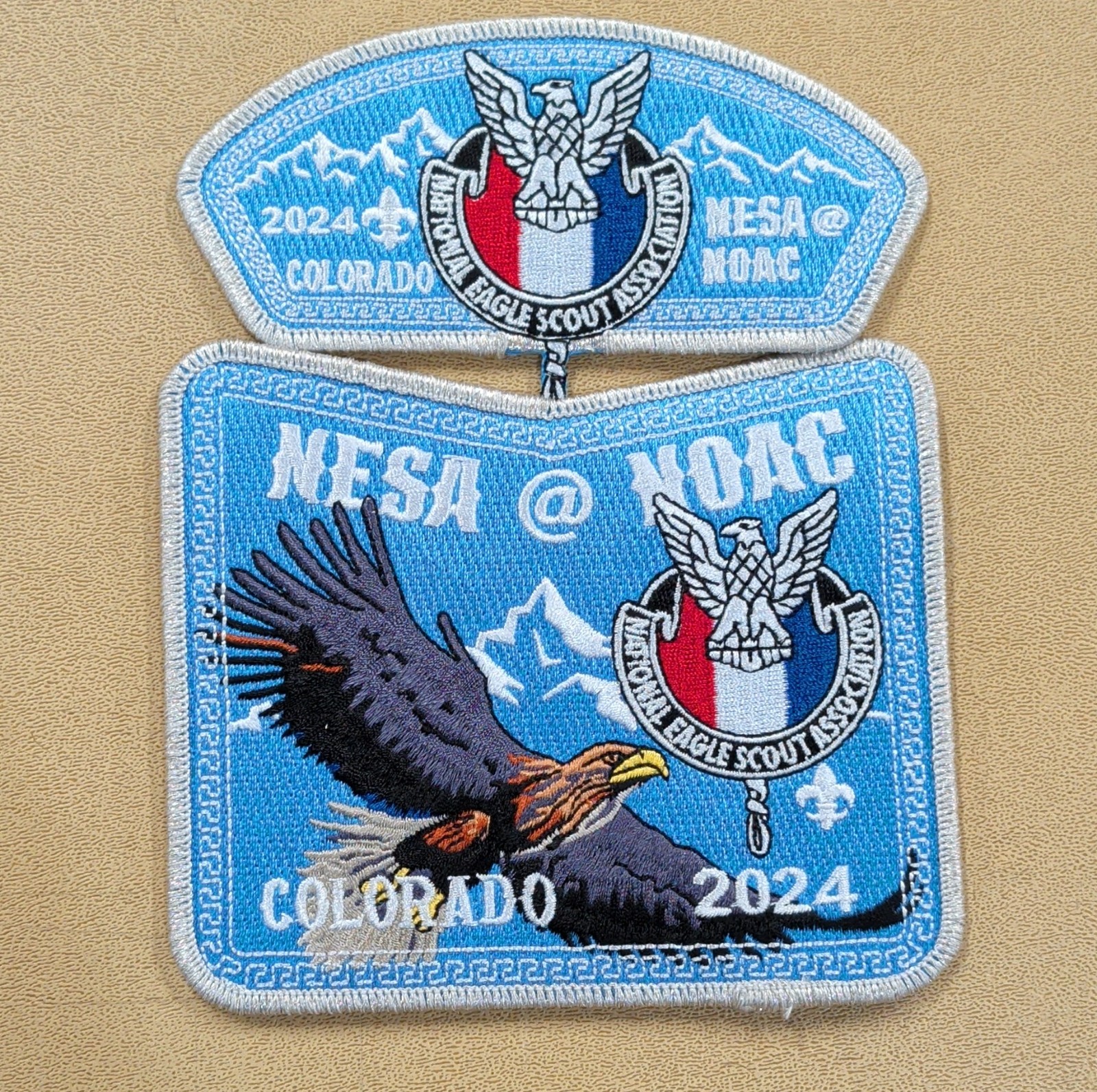 NESA @ NOAC Colorado 2024 Patch Set Unit of 2 Eagle Scout Boy Scouts