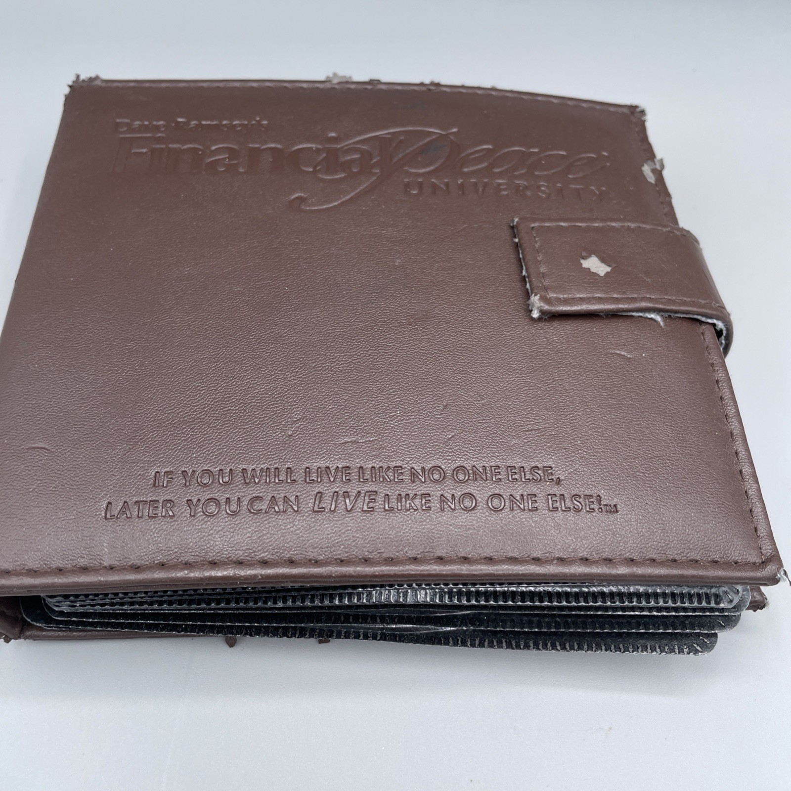 DAVE RAMSEY’S Financial Peace University AUDIO CD 16-Disc Set Faux Leather W8