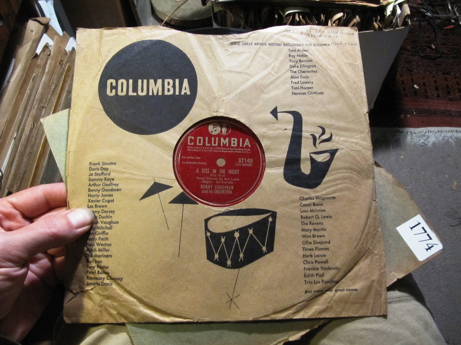 JIM FLORA Cover Benny GOODMAN Gershwin MOVIE Shocking Miss Pilgrim FOR YOU F ME