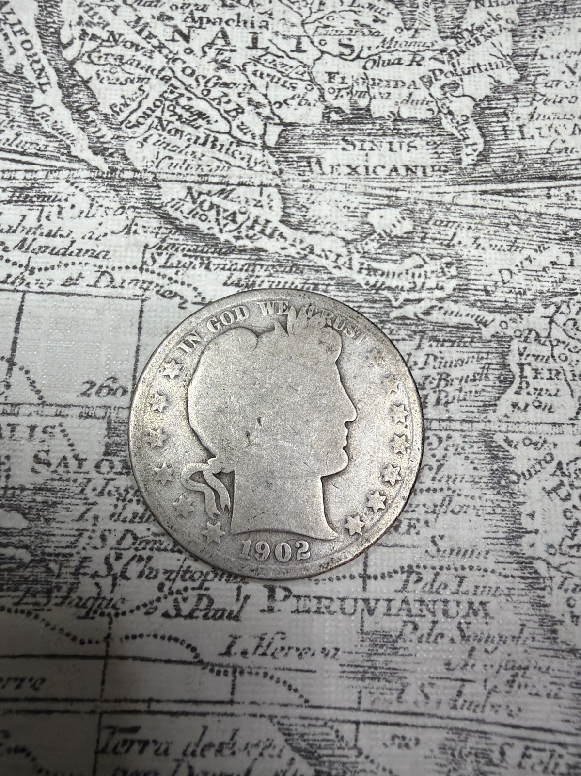 1902 Barber Half Silver - AG - BH3