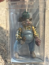 Vintage Dept 56 Tiny Trimmings Pewter Easter Bunny Ornament 1.5” - NOS