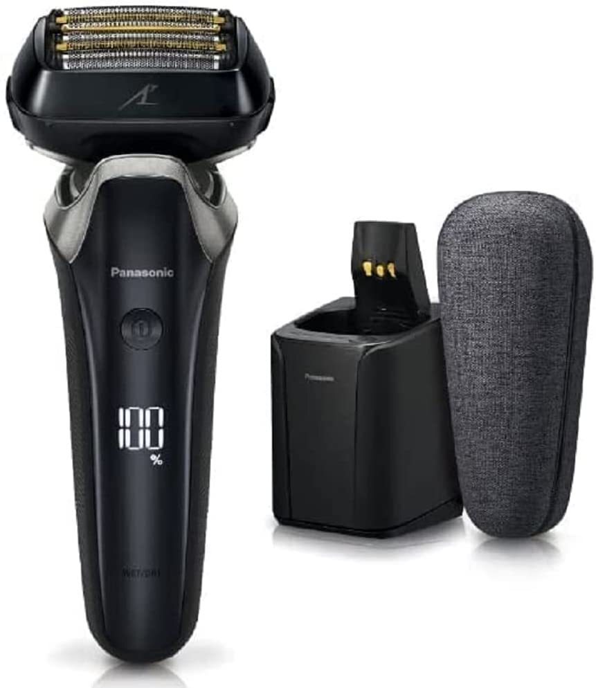 Panasonic Lamb Dash PRO Men's Shaver with 6-Flute Washer Craft Black ES-LS9BX-K