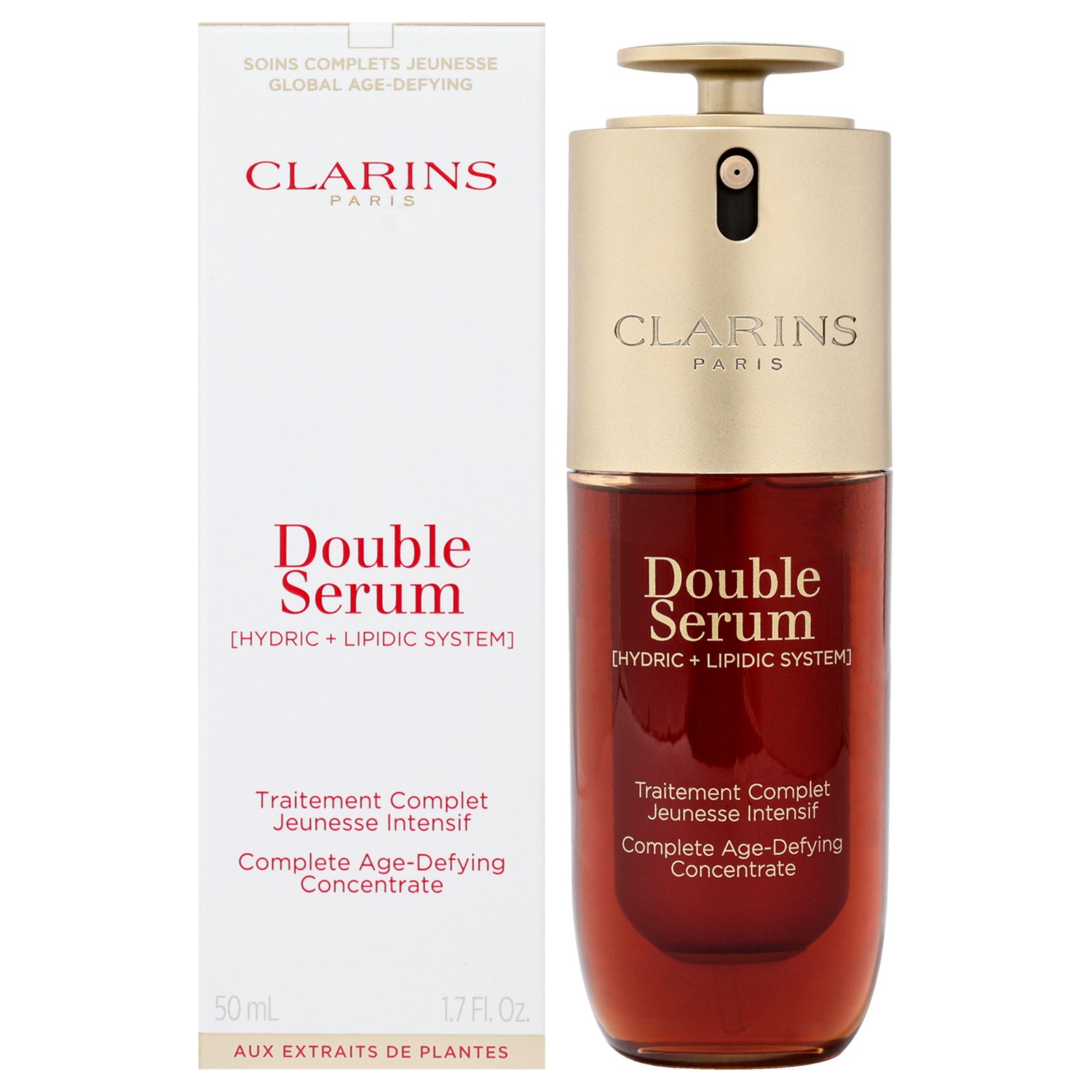 2 Pack Double Serum Complete Age Control Concentrate by Clarins - 1.6 oz