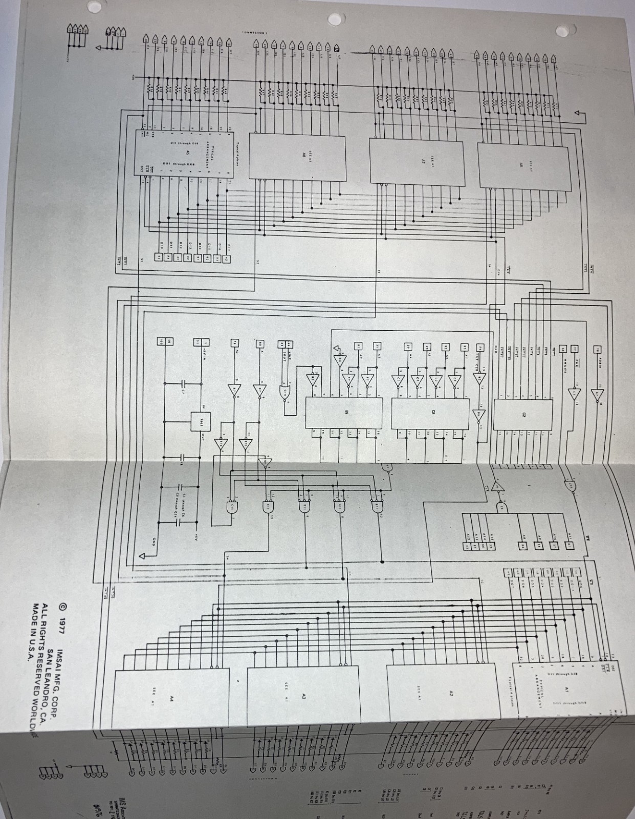 IMSAI Misc manuals, parts of manuals, and notes to support an IMSAI VDP80 PCS80