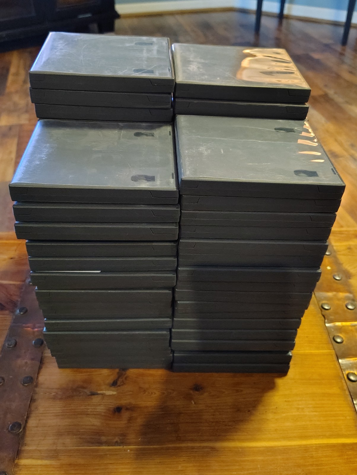 Lot Of 5 Official OEM Nintendo Replacement Game Case For DS Black Plastic USED 