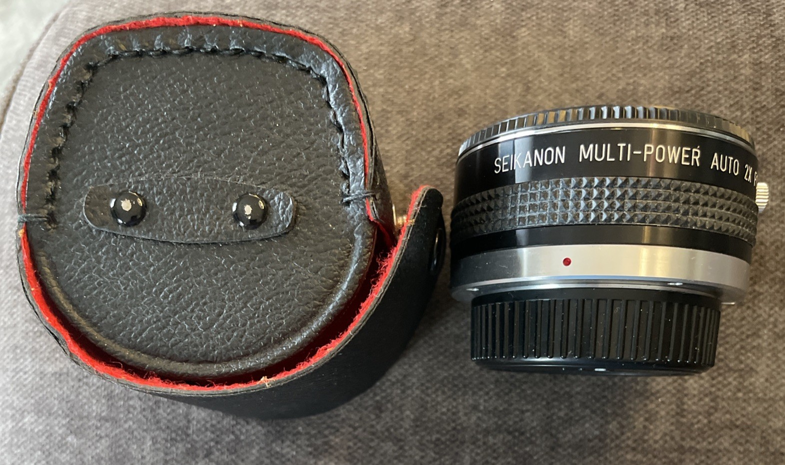 VTG Seikanon Multi-Power Auto 2X for  Pentax PK Mount Tele Converter w/ Case EUC