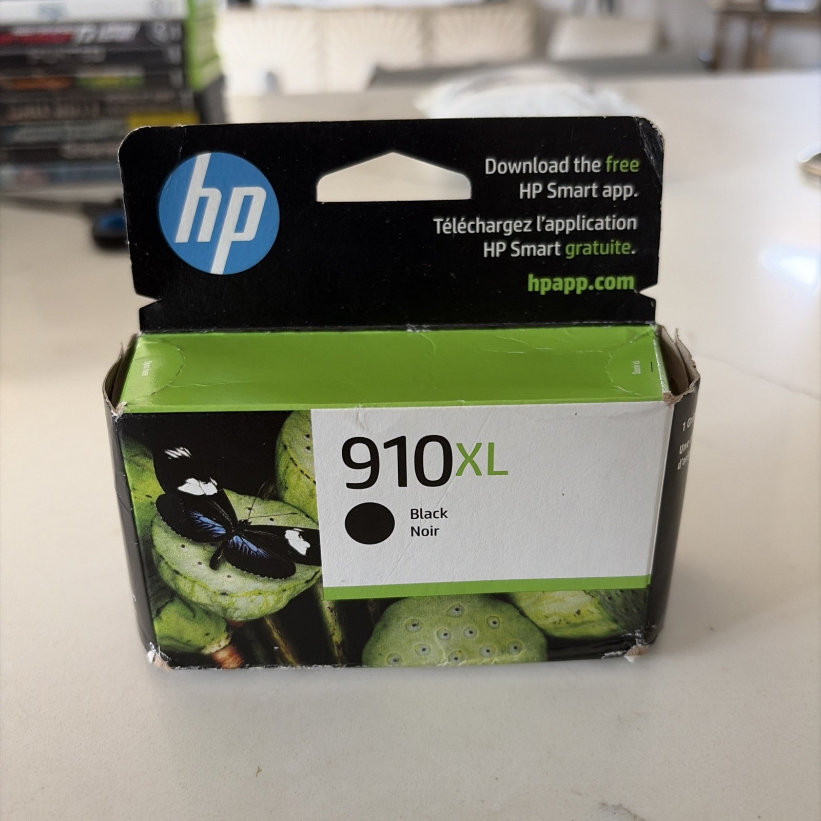 HP 910XL High Yield Black Original OEM Ink Cartridge Exp. 04/2026 NEW & SEALED!