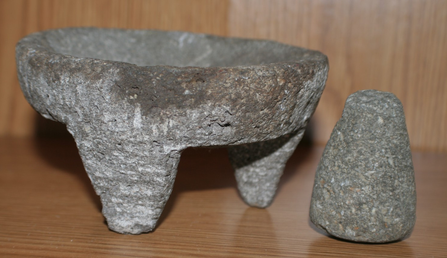 Antique Stone Mortar & Pestle / Arizona / Native American Artifact