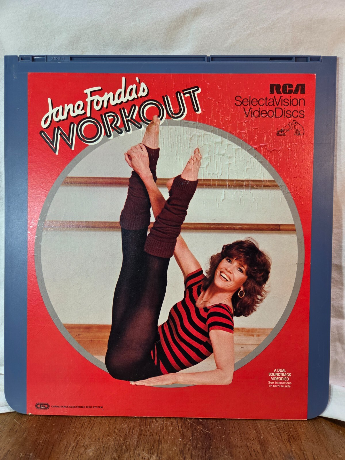 Jane Fonda's Workout (1982) CED Videodisc - 1980's Aerobics