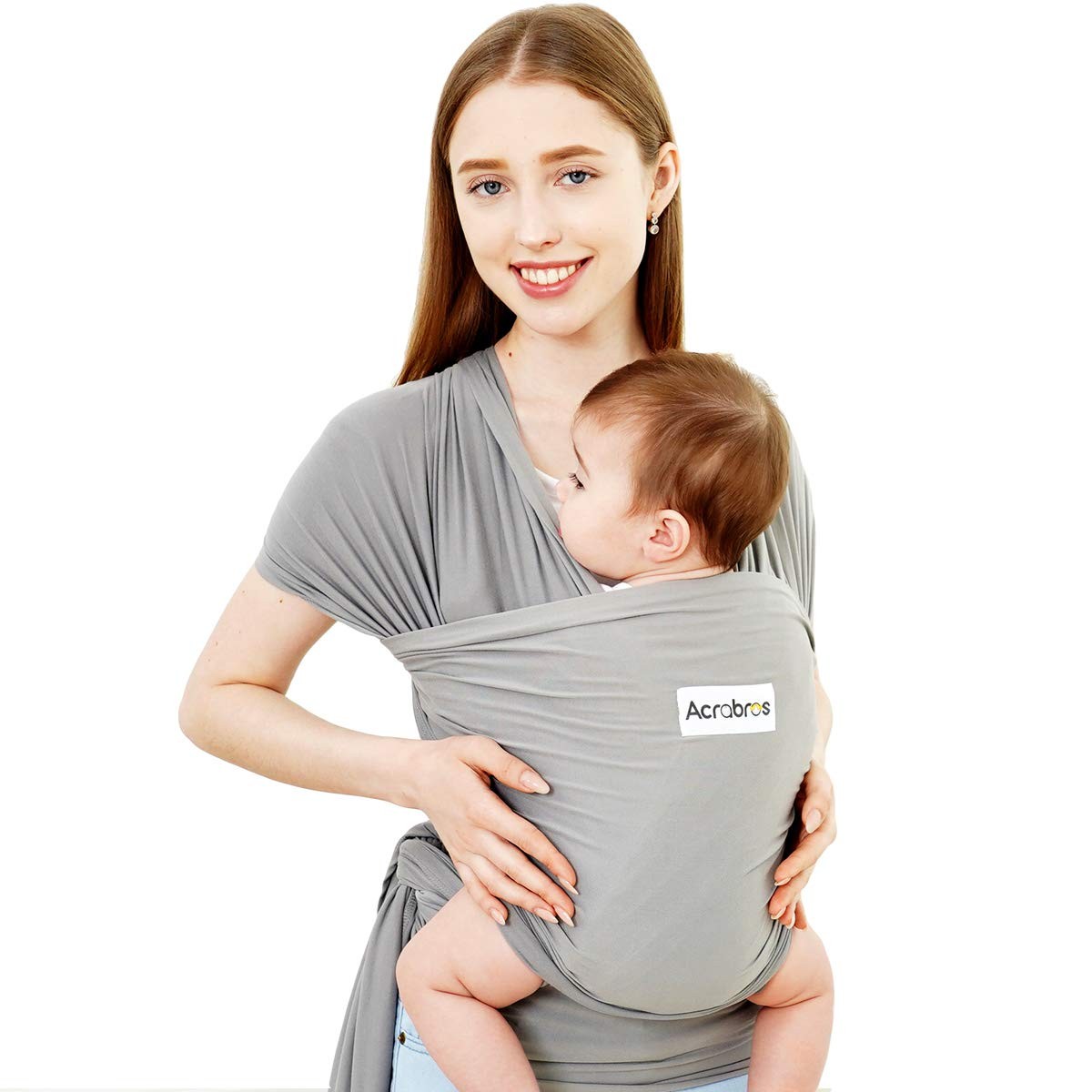Baby Wrap Carrier,Hands Free Baby Carrier Sling,Lightweight,Breathable,Softne...