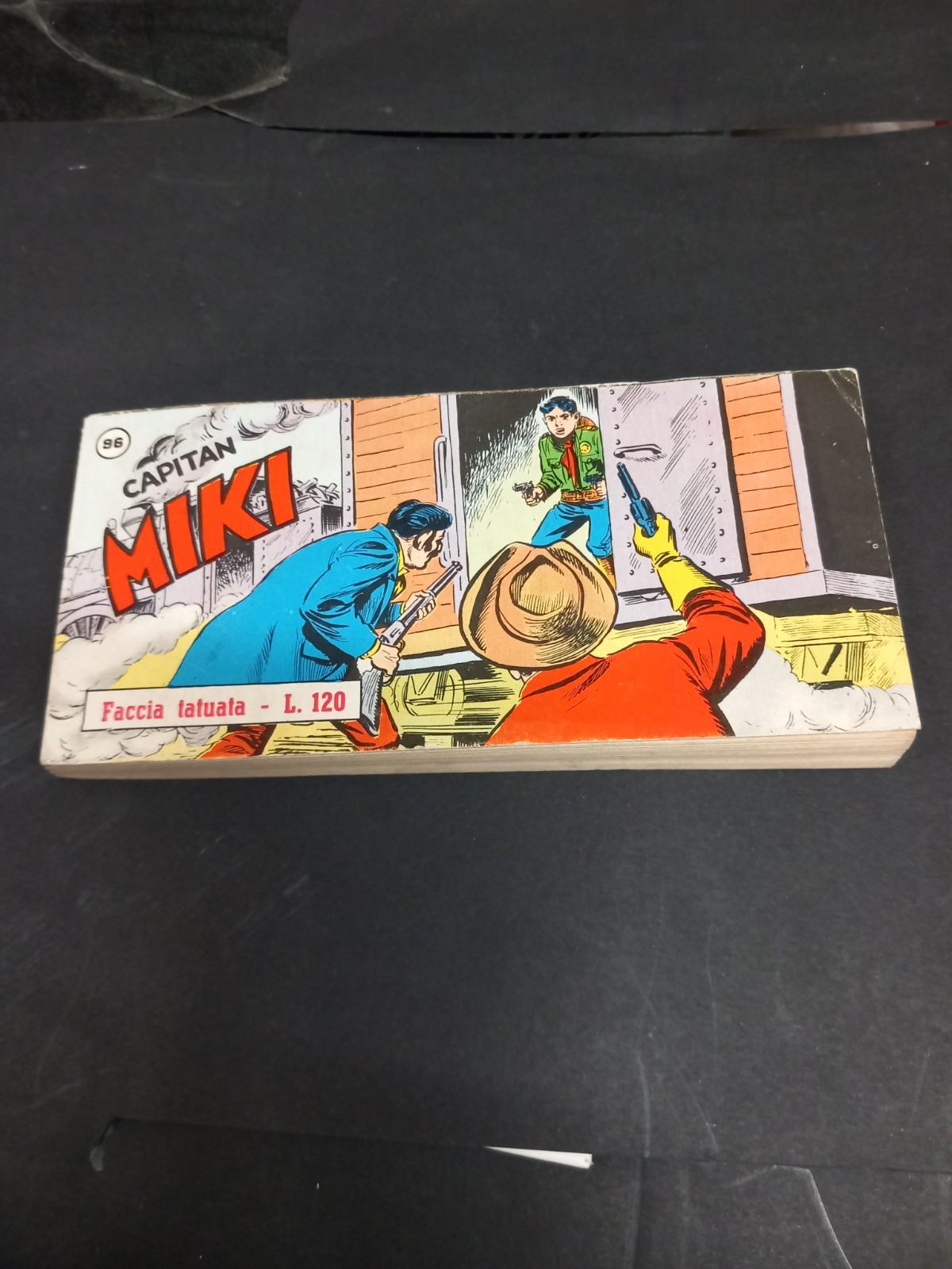 Captain Miki Collection Original Strip No. 96 Tattooed Face 1960s 