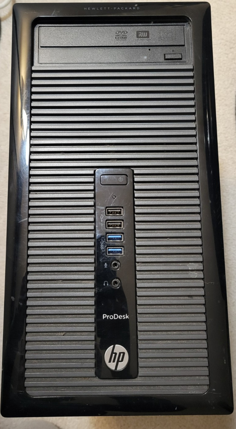 HP ProDesk 400 G1 MT- Core i3 4130 @3.40GHz - 8GB RAM, 500GB SATA HDD Win 11 Pro