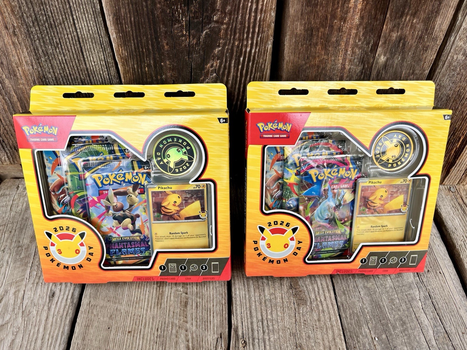 Pokemon Day 2026 Lot Of 2 Trading Card Game Boxed Sets-Factory Sealed