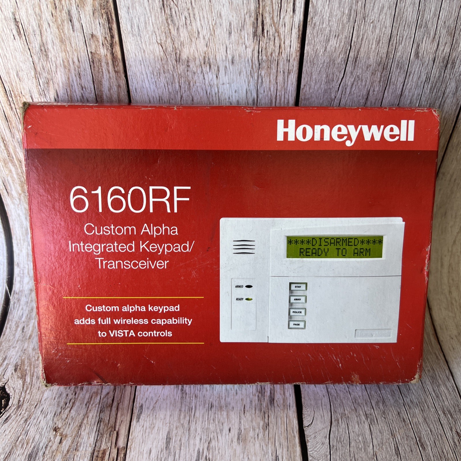 Honeywell 6160RF Custom Alpha Integrated Keypad/Transceiver NEW IN BOX