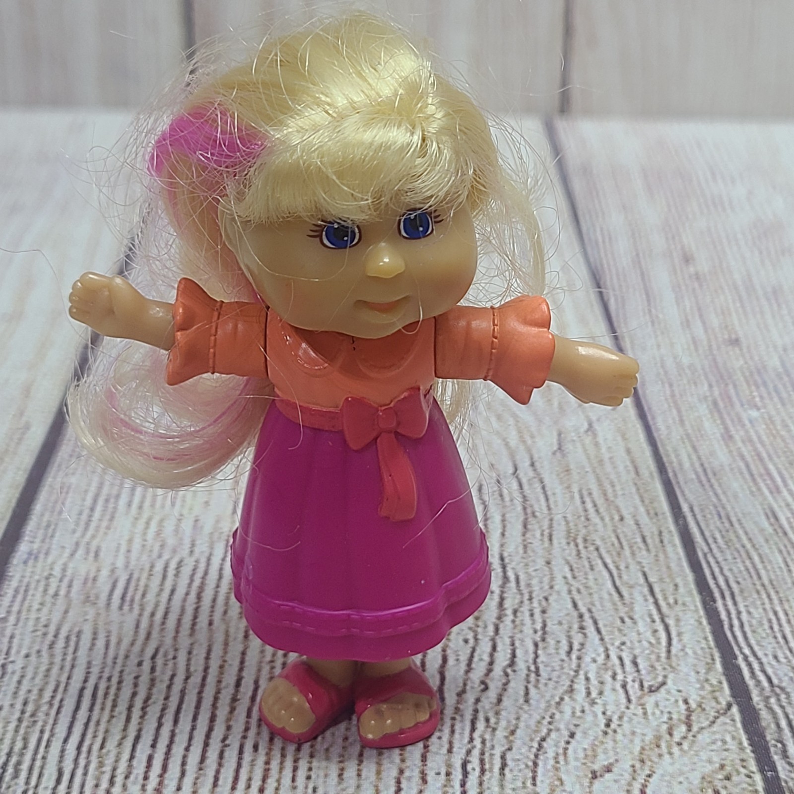 Burger King Kids Meal Cabbage Patch Kids Doll Orange Pink 3" 2007